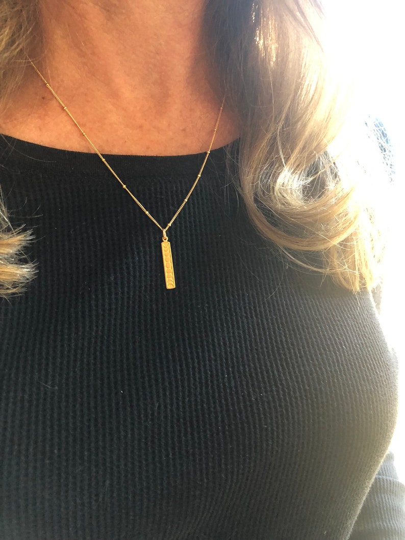 Gold Vermeil Moon Phase Necklace: Celestial Lunar Jewelry