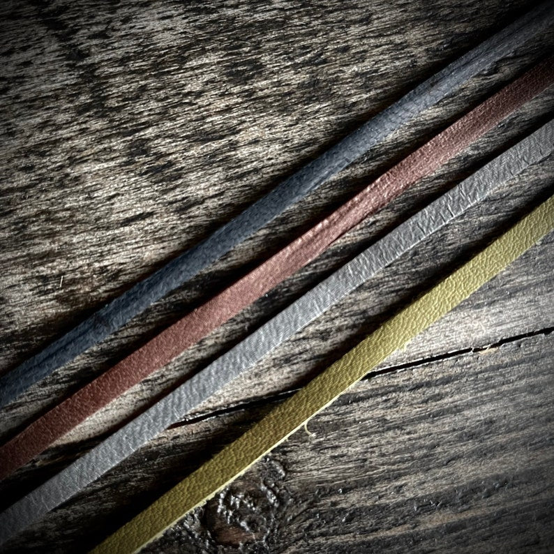 Oxidized Sterling Silver Oval Leather Bracelet: Harmony Jewelry