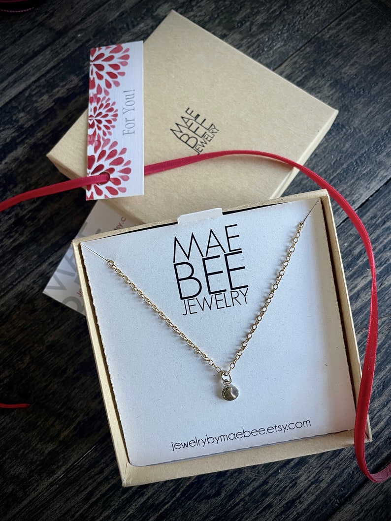 Gold Plated Crescent Moon Necklace: Sterling Silver Lunar Jewelry